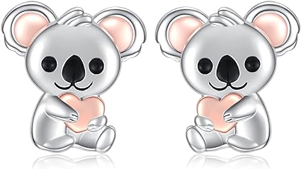 Cute Koala Bear Lover Gift for Girls Pink Letter L PopSockets Grip and  Stand for Phones and Tablets